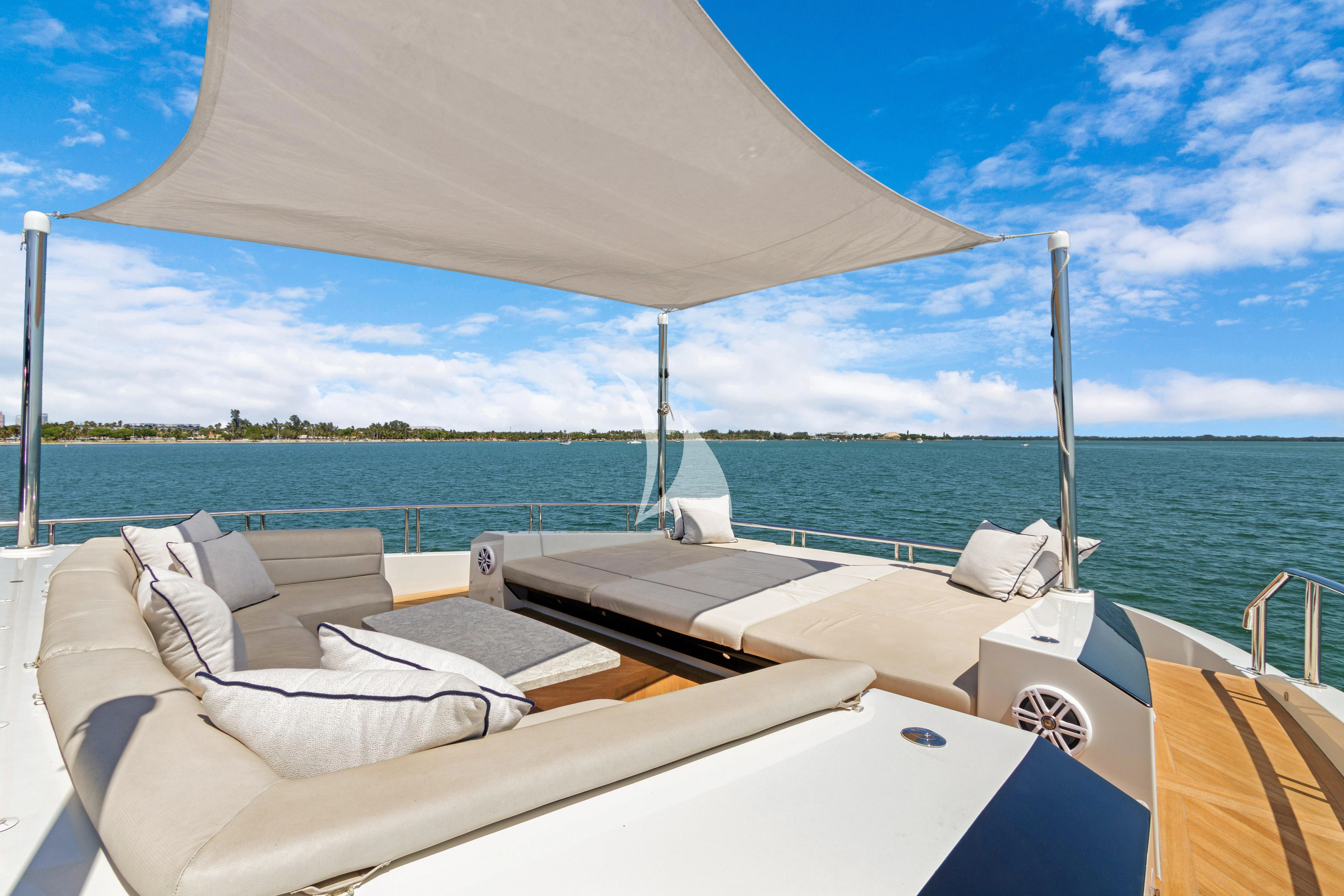 a boat on the water aboard MAKE BIG HAPPEN Yacht for Sale