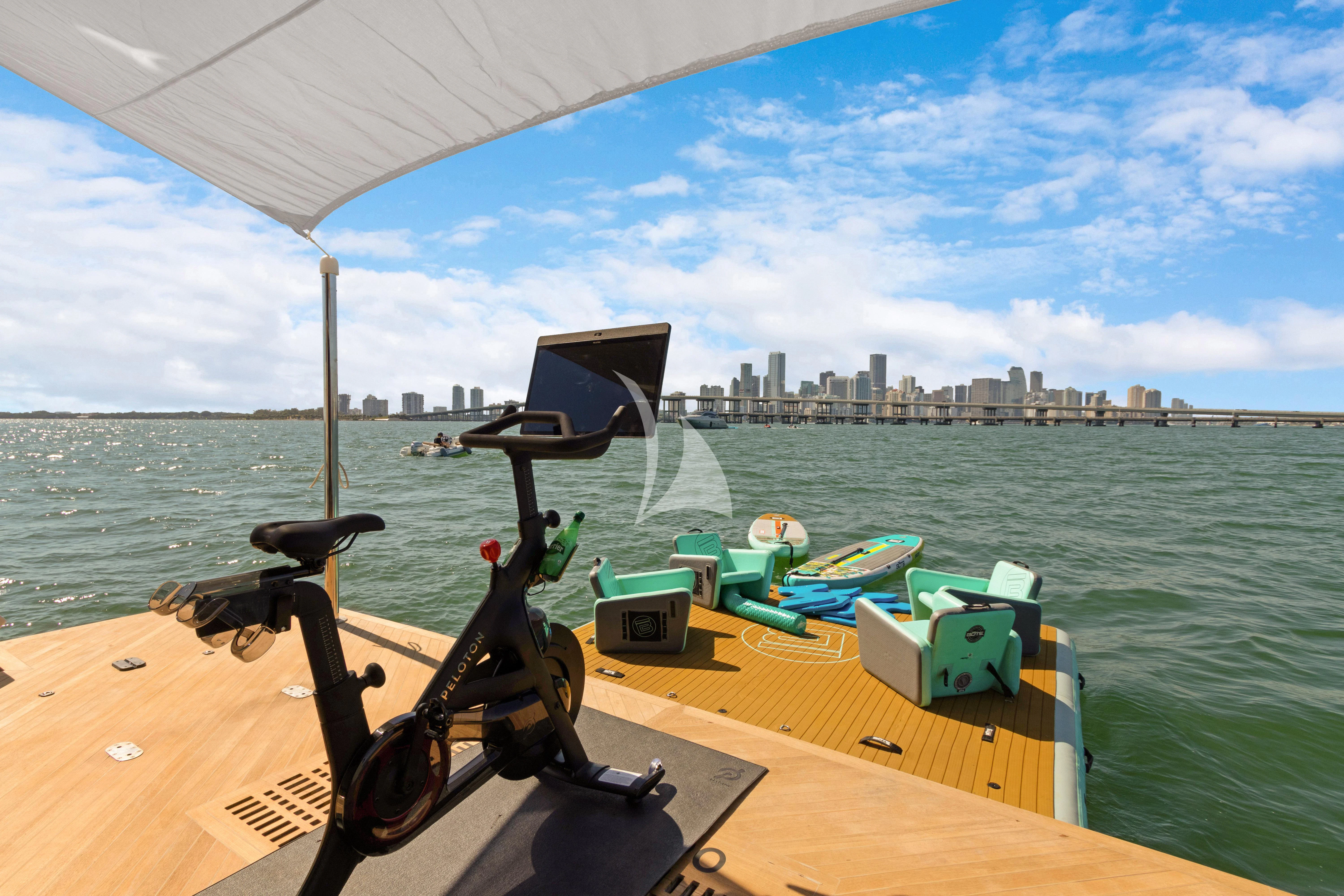 a boat on the water aboard MAKE BIG HAPPEN Yacht for Sale