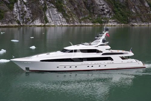 a boat on the water aboard USHER Yacht for Sale
