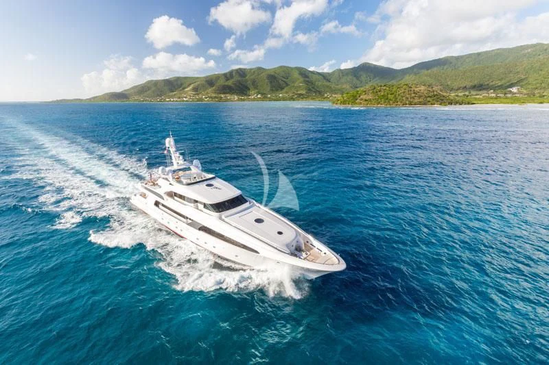 a boat on the water aboard USHER Yacht for Sale