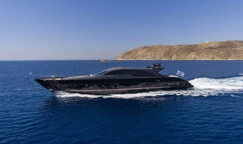 a boat on the water aboard SAINT Yacht for Sale