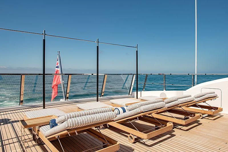 a boat on the water aboard LADY LENA Yacht for Sale