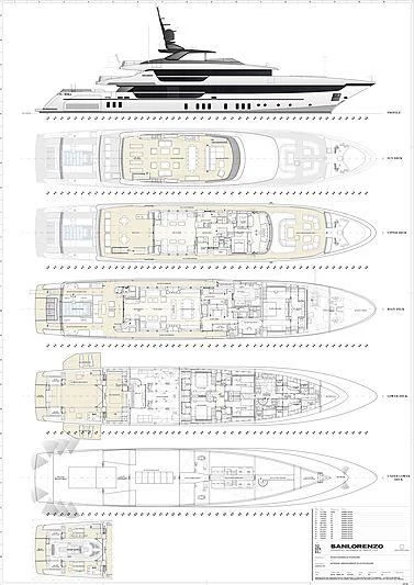 diagram aboard LADY LENA Yacht for Sale