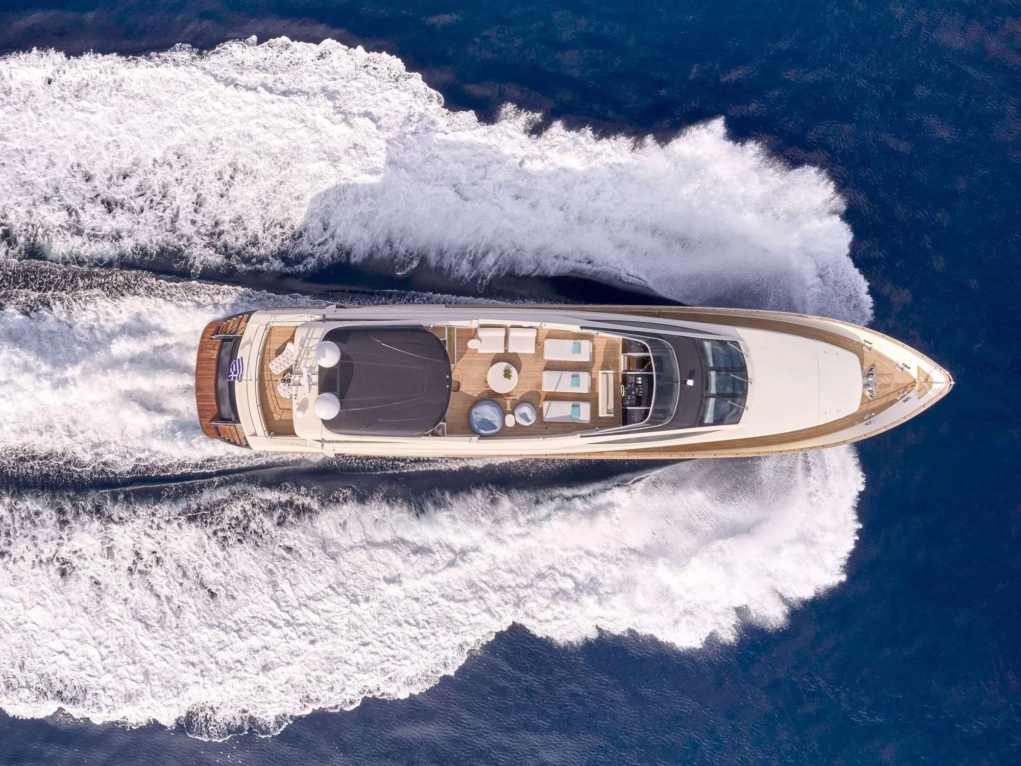 a device in the snow aboard BEYOND Yacht for Charter