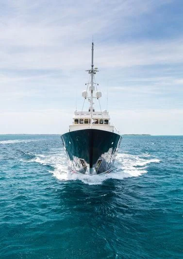 a boat on the water aboard PIONEER Yacht for Sale