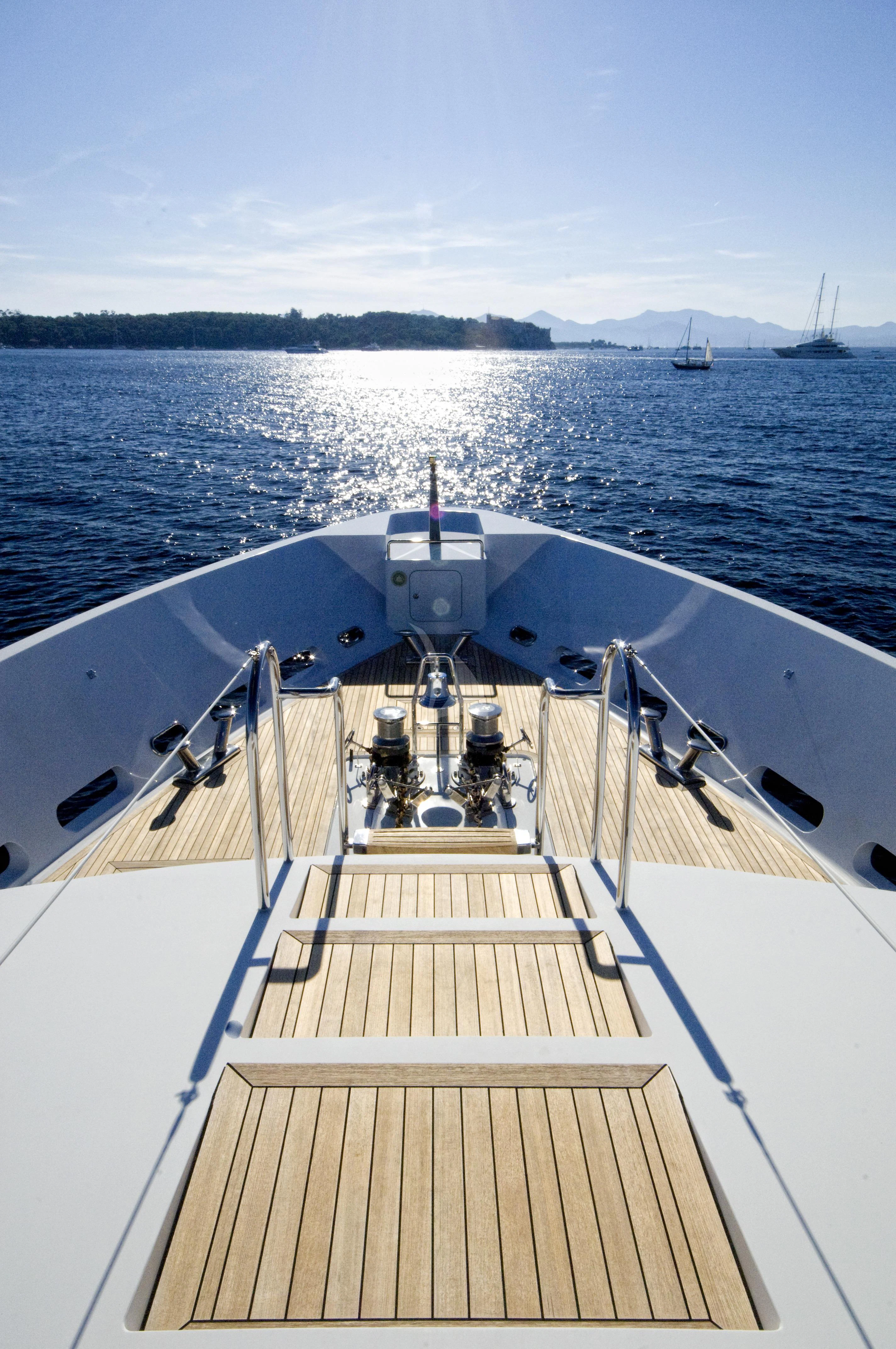 a boat on the water aboard KIJO Yacht for Sale