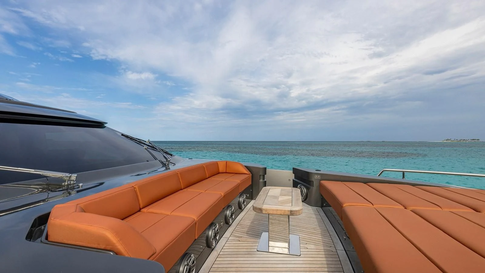 a boat on the water aboard INCENTIVIZED Yacht for Sale