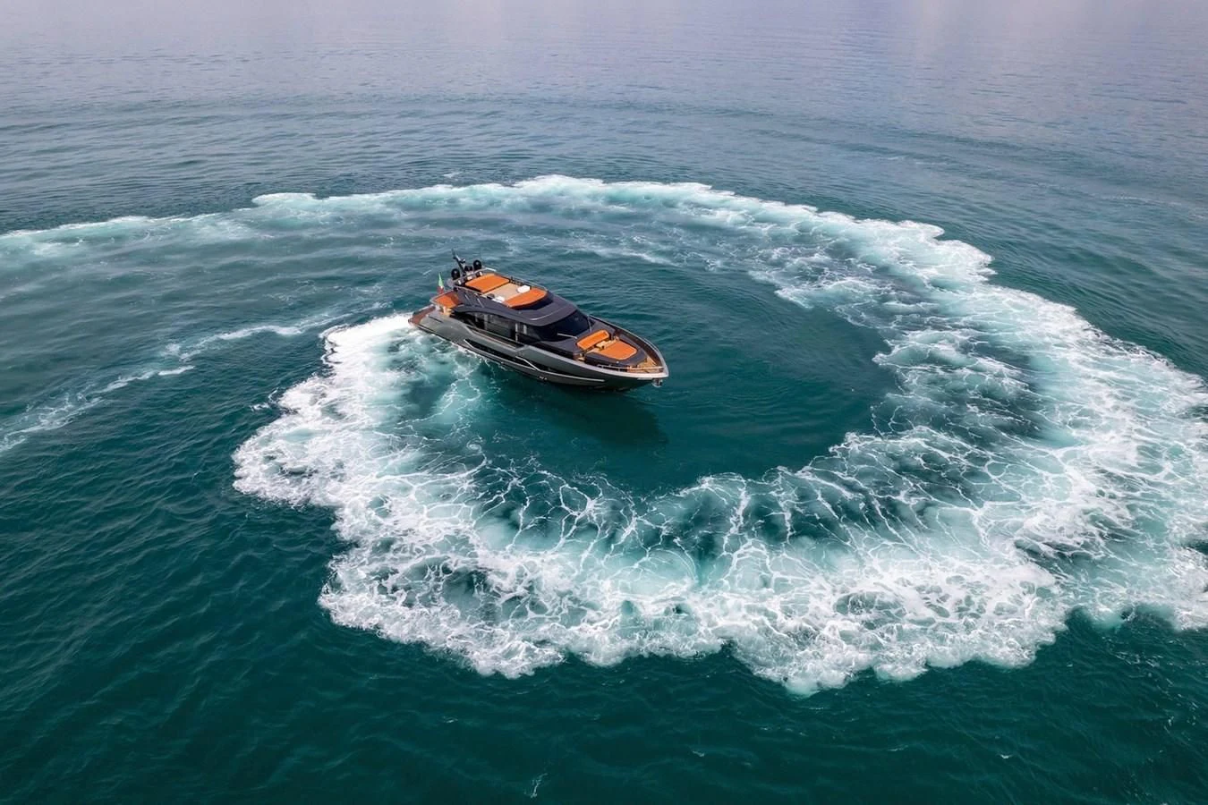 a boat in the ocean aboard INCENTIVIZED Yacht for Sale