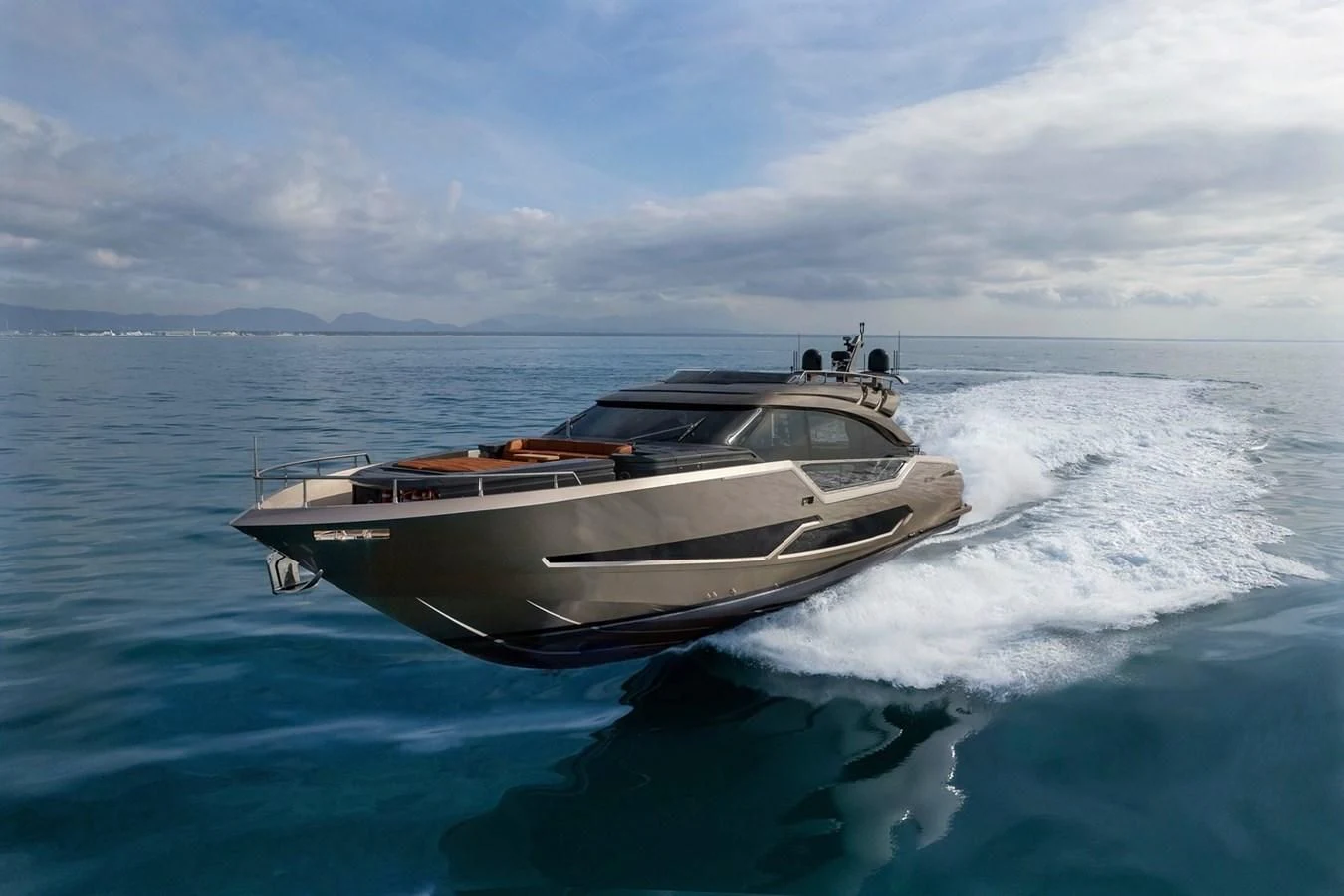 a boat on the water aboard INCENTIVIZED Yacht for Sale