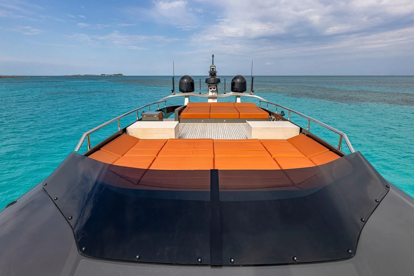 a boat in the water aboard INCENTIVIZED Yacht for Sale