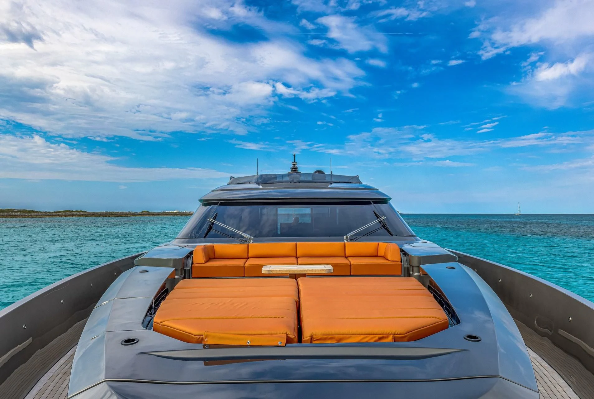 a boat on the water aboard INCENTIVIZED Yacht for Sale