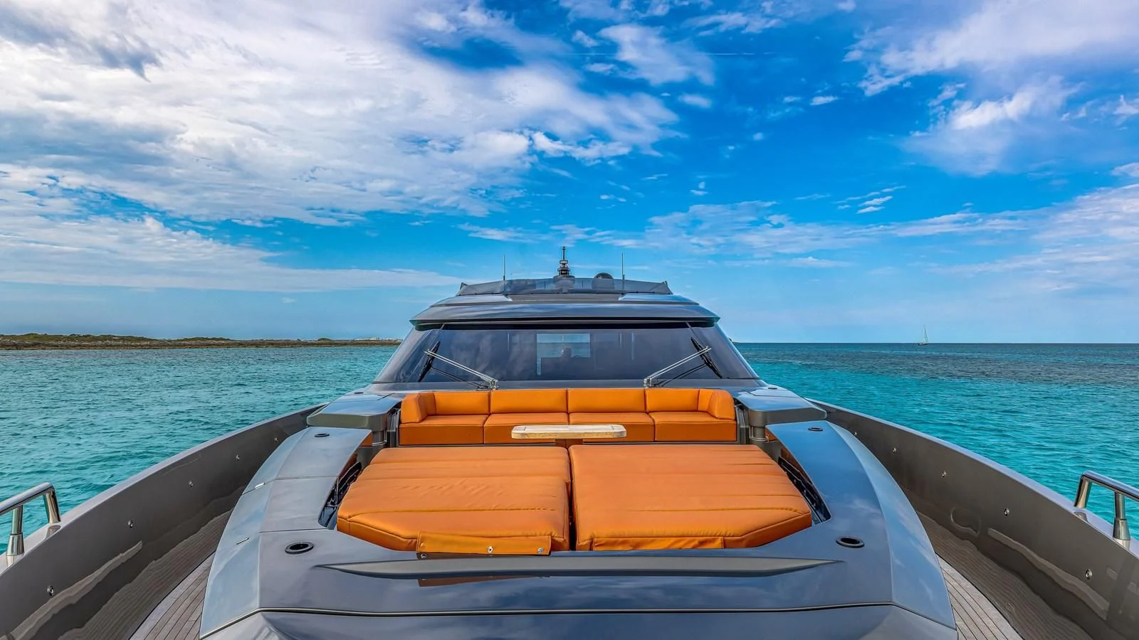 a boat on the water aboard INCENTIVIZED Yacht for Sale