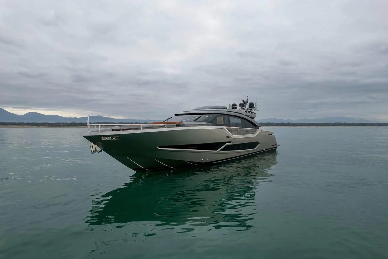 a boat in the water aboard INCENTIVIZED Yacht for Sale