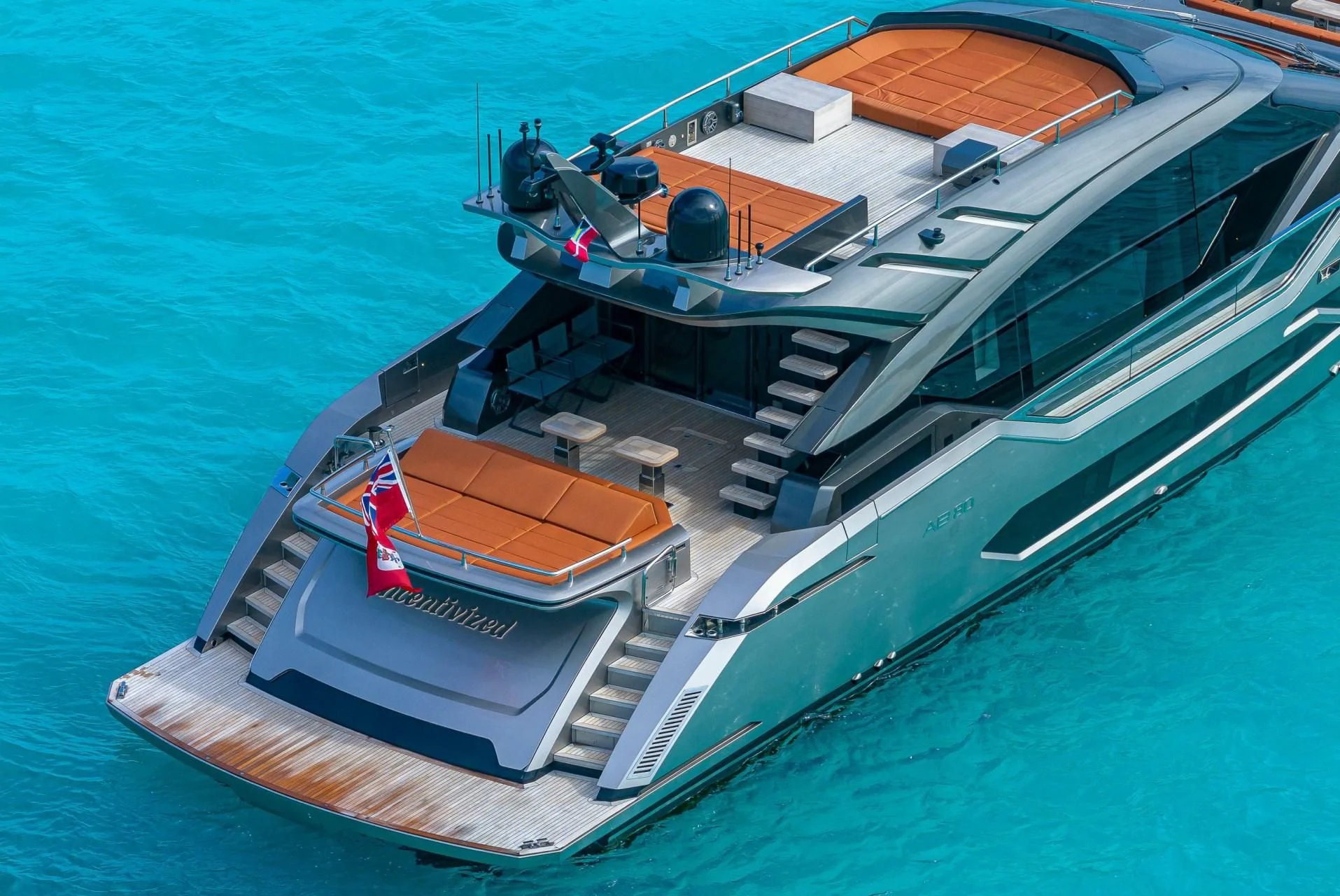 diagram, engineering drawing aboard INCENTIVIZED Yacht for Sale