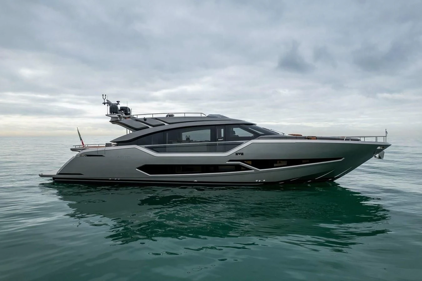 a boat in the water aboard INCENTIVIZED Yacht for Sale