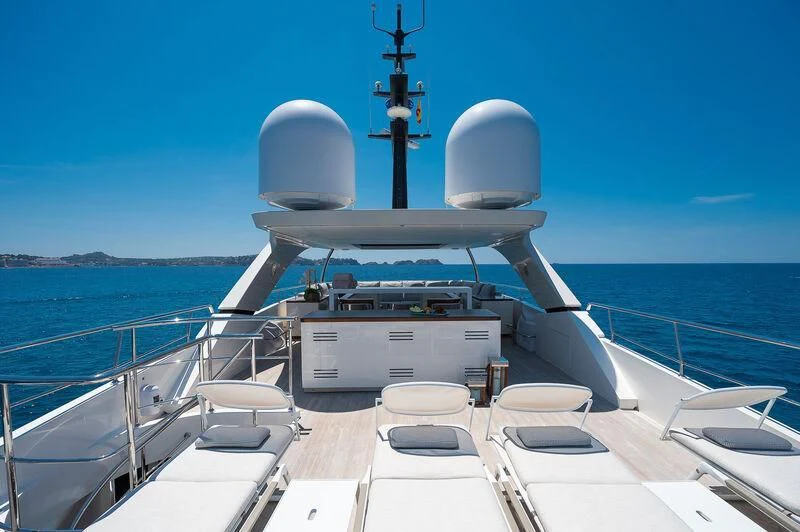 a boat on the water aboard KIA ORA Yacht for Sale