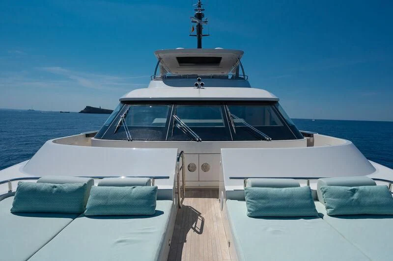 a boat on the water aboard KIA ORA Yacht for Sale