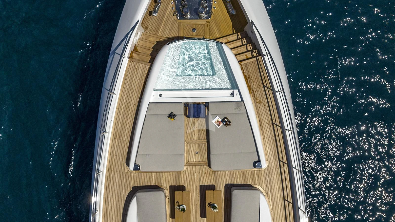 a white door on a building aboard ARSANA Yacht for Charter