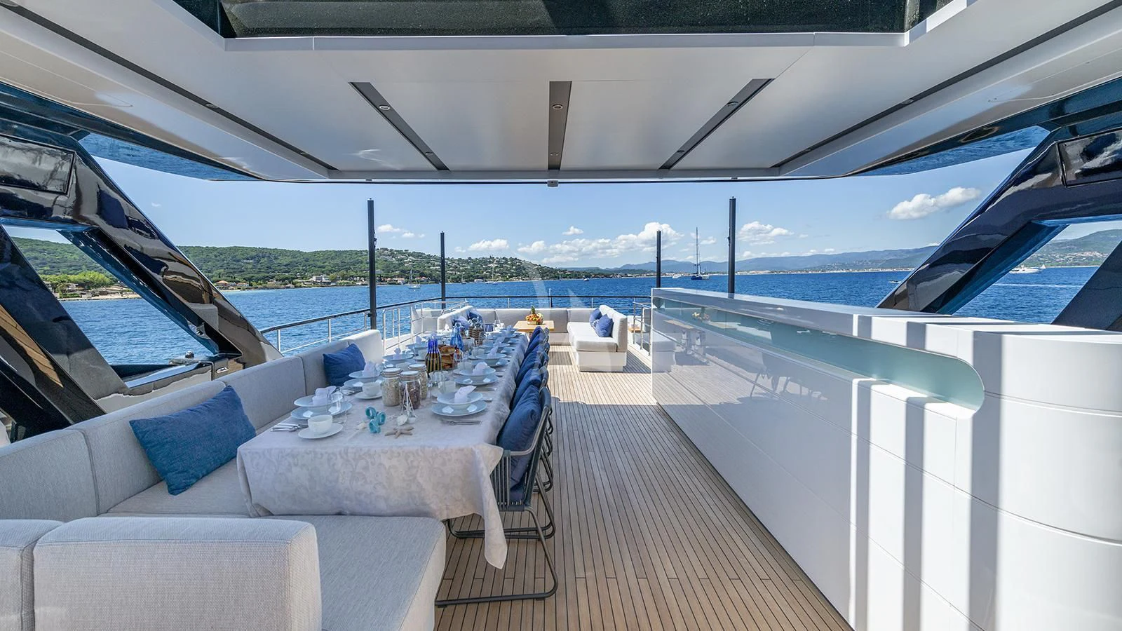 a boat on the water aboard ARSANA Yacht for Charter
