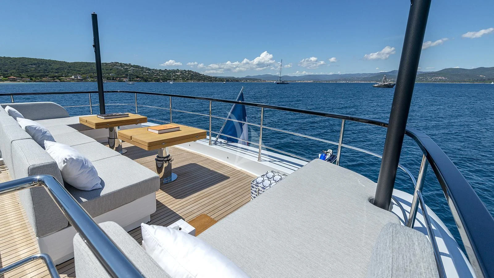 a boat on the water aboard ARSANA Yacht for Charter