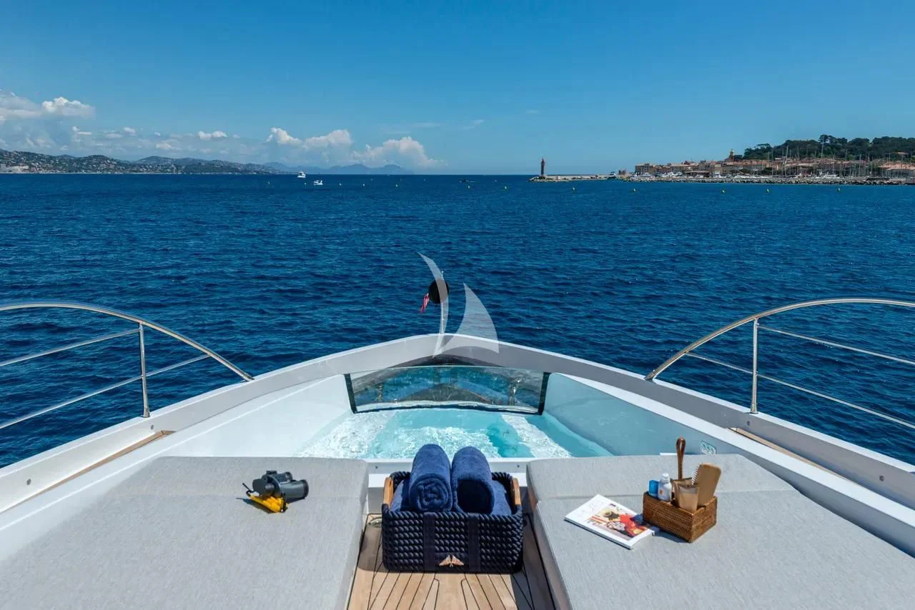 a boat on the water aboard ARSANA Yacht for Charter