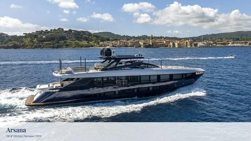 a boat on the water aboard ARSANA Yacht for Charter