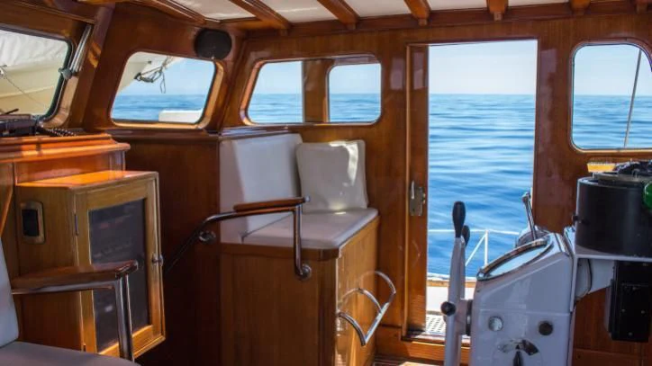 inside of a cabin aboard FEI-SEEN Yacht for Sale