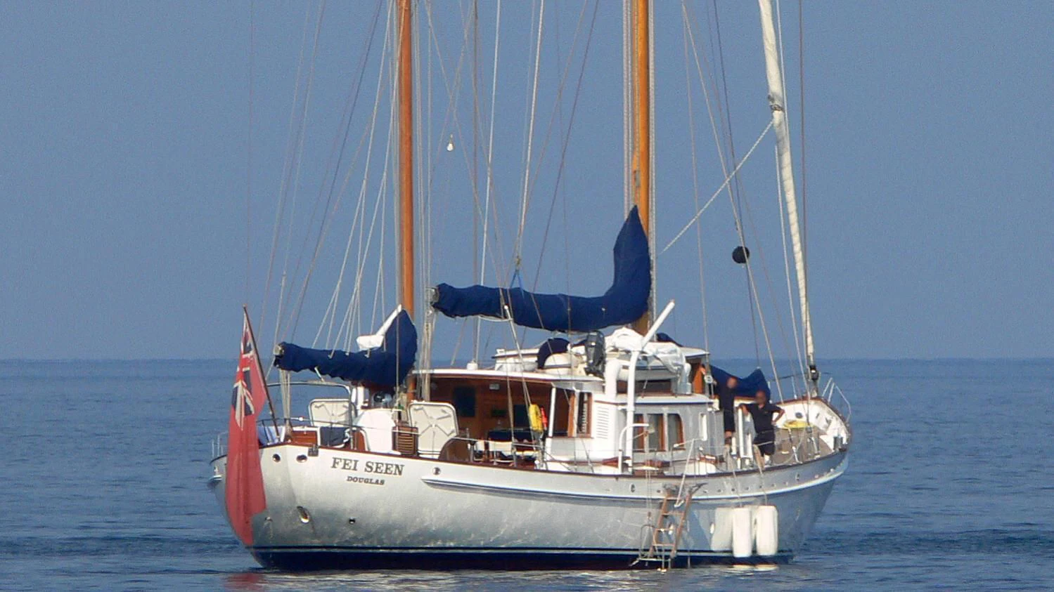 a boat in the water aboard FEI-SEEN Yacht for Sale