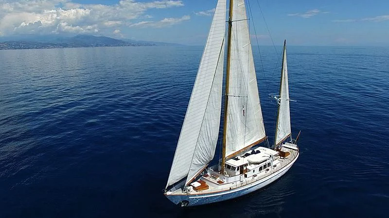 a sailboat on the water aboard FEI-SEEN Yacht for Sale