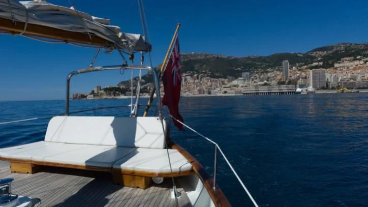 a boat on the water aboard FEI-SEEN Yacht for Sale