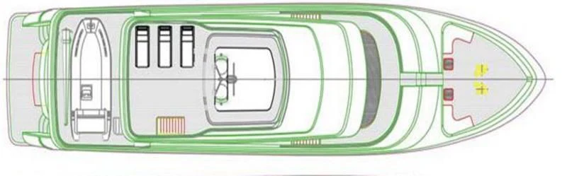 diagram, schematic aboard PAPA-GOLFE Yacht for Sale