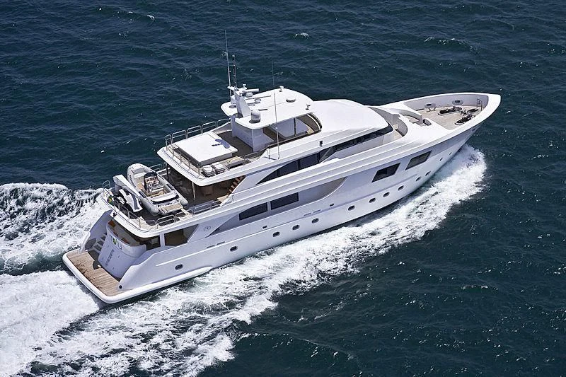 a ship on the water aboard PAPA-GOLFE Yacht for Sale