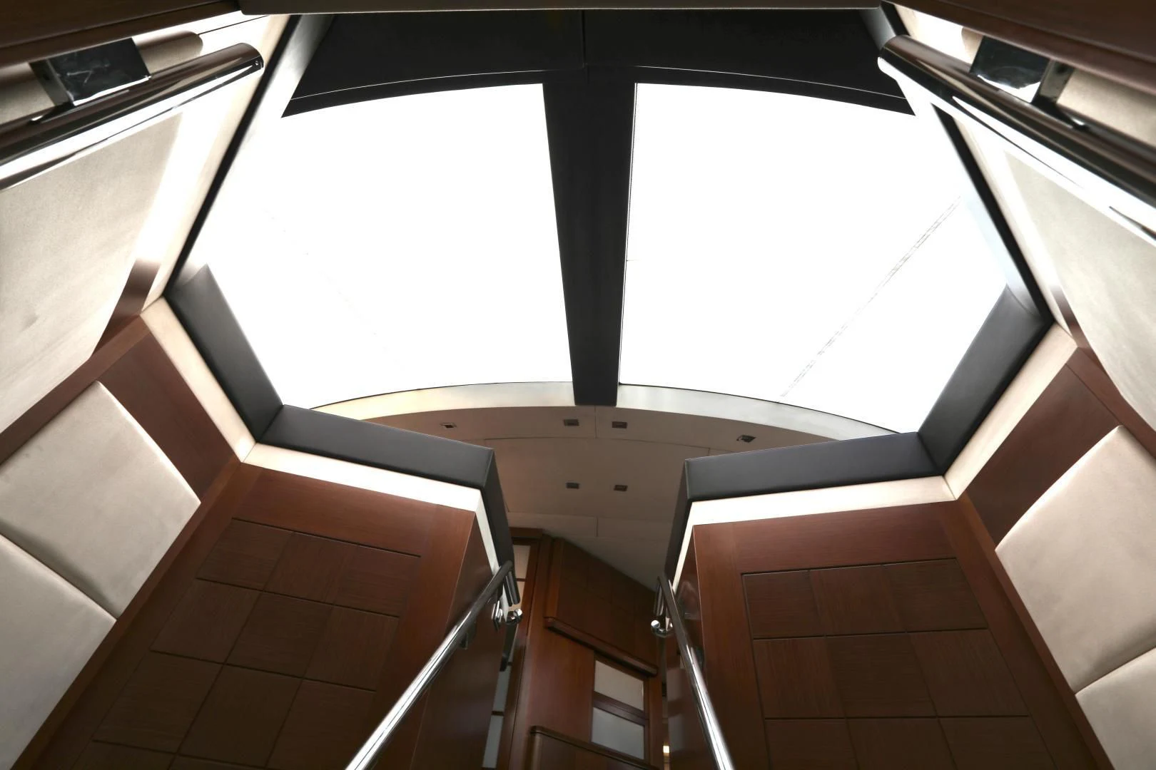 a room with a window and a bench aboard ANDREIKA Yacht for Sale