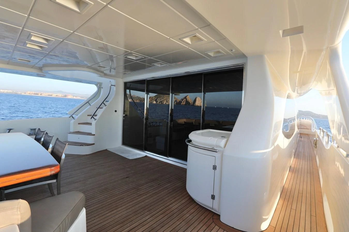 a boat on the water aboard ANDREIKA Yacht for Sale