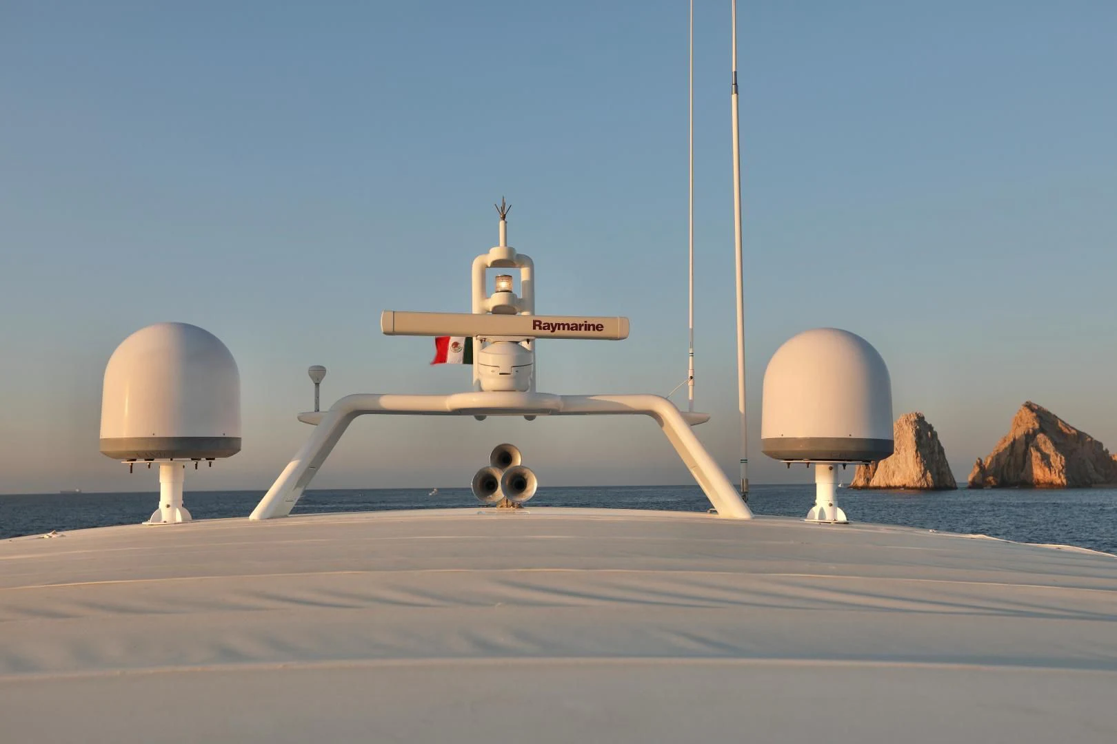 a robot on a platform aboard ANDREIKA Yacht for Sale