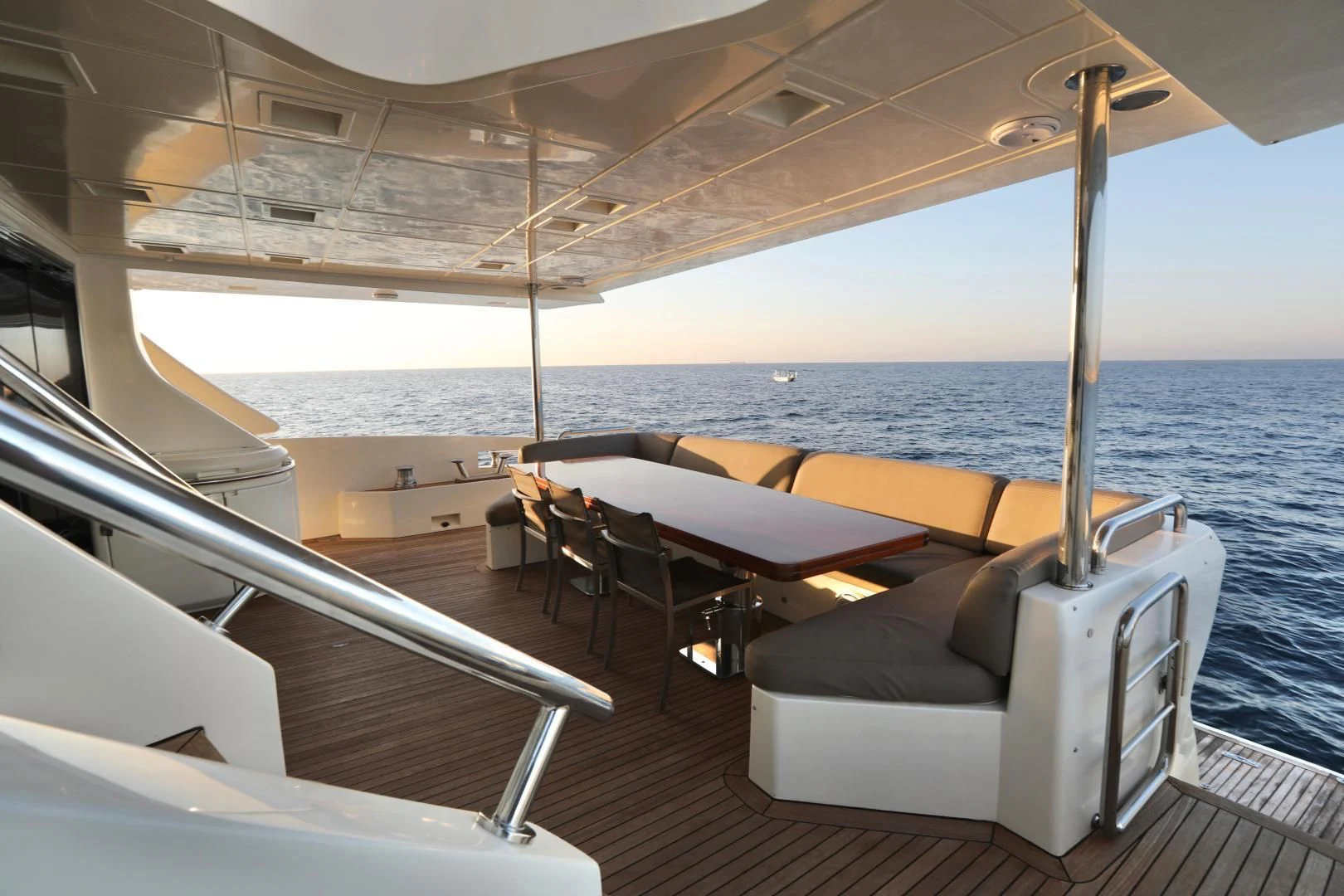a boat on the water aboard ANDREIKA Yacht for Sale
