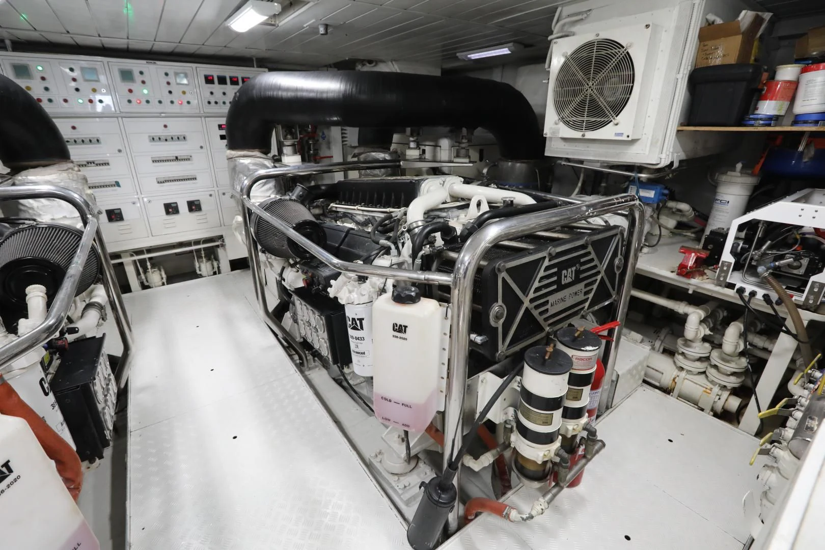 a machine in a factory aboard ANDREIKA Yacht for Sale
