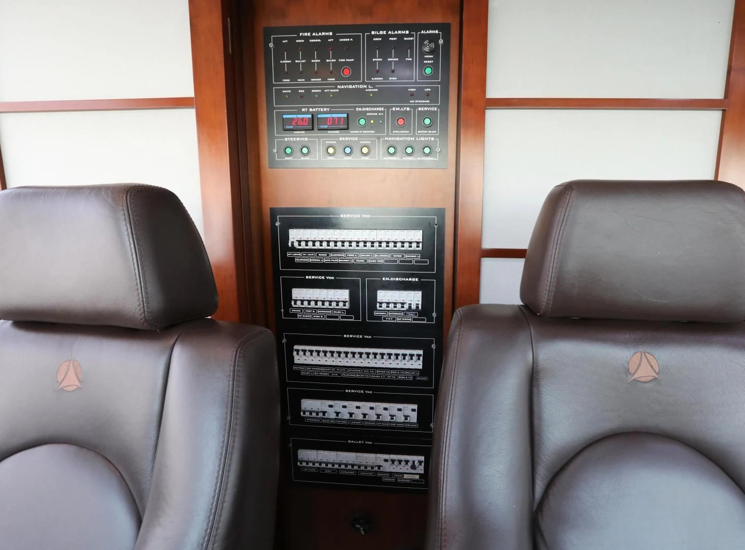 a black rectangular electronic device aboard ANDREIKA Yacht for Sale