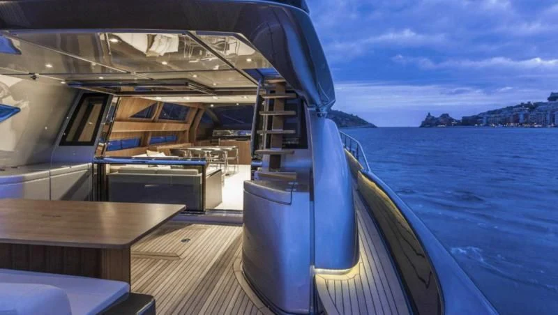 a boat on the water aboard OXIDANTE Yacht for Sale