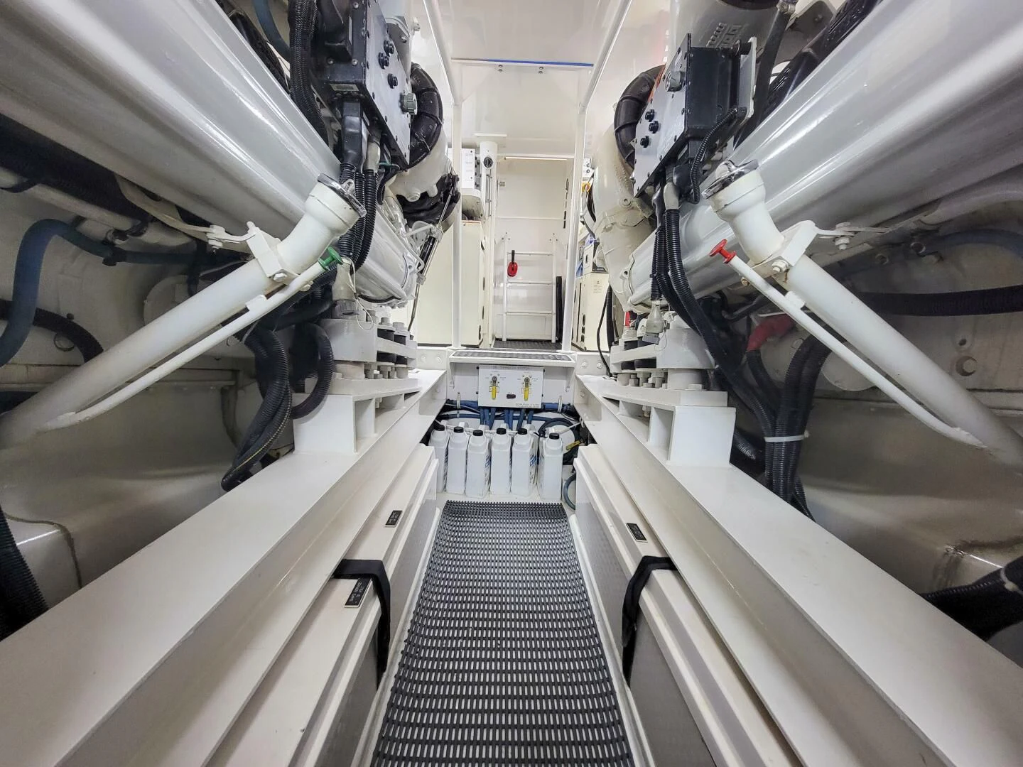 a close-up of a machine aboard PRIME TIME Yacht for Sale