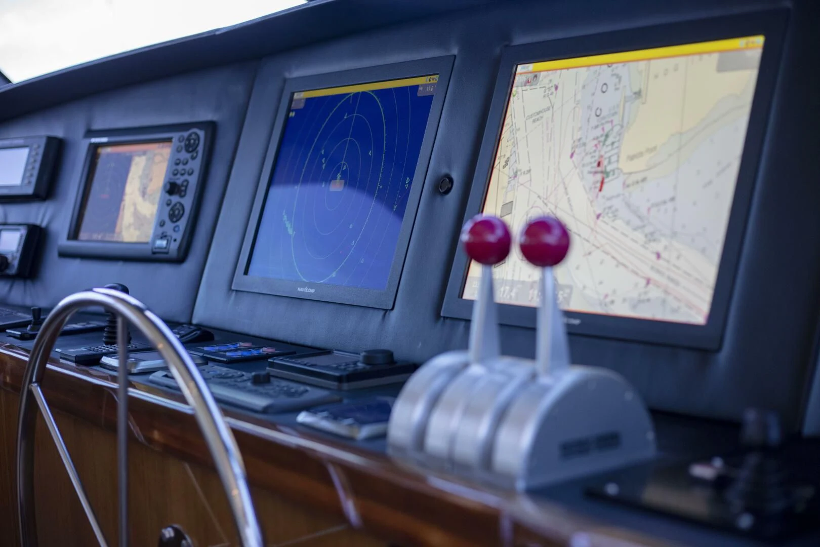a machine on the counter aboard PRIME TIME Yacht for Sale