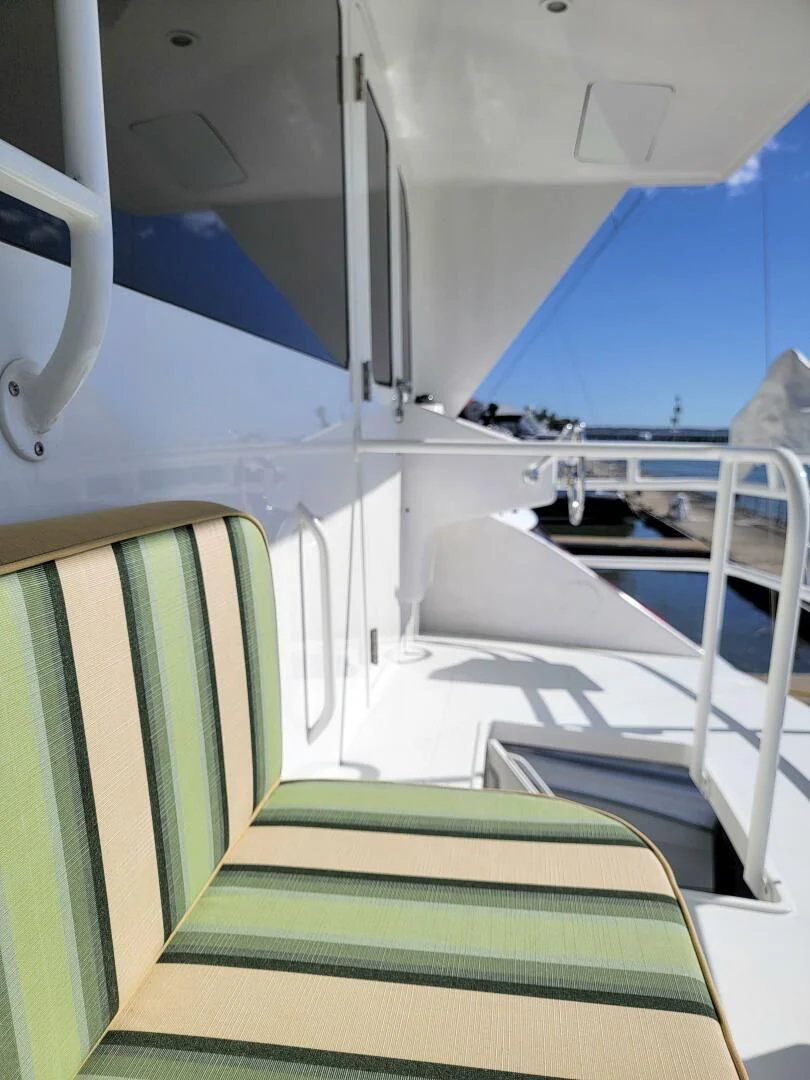 a view of the inside of a plane aboard PRIME TIME Yacht for Sale