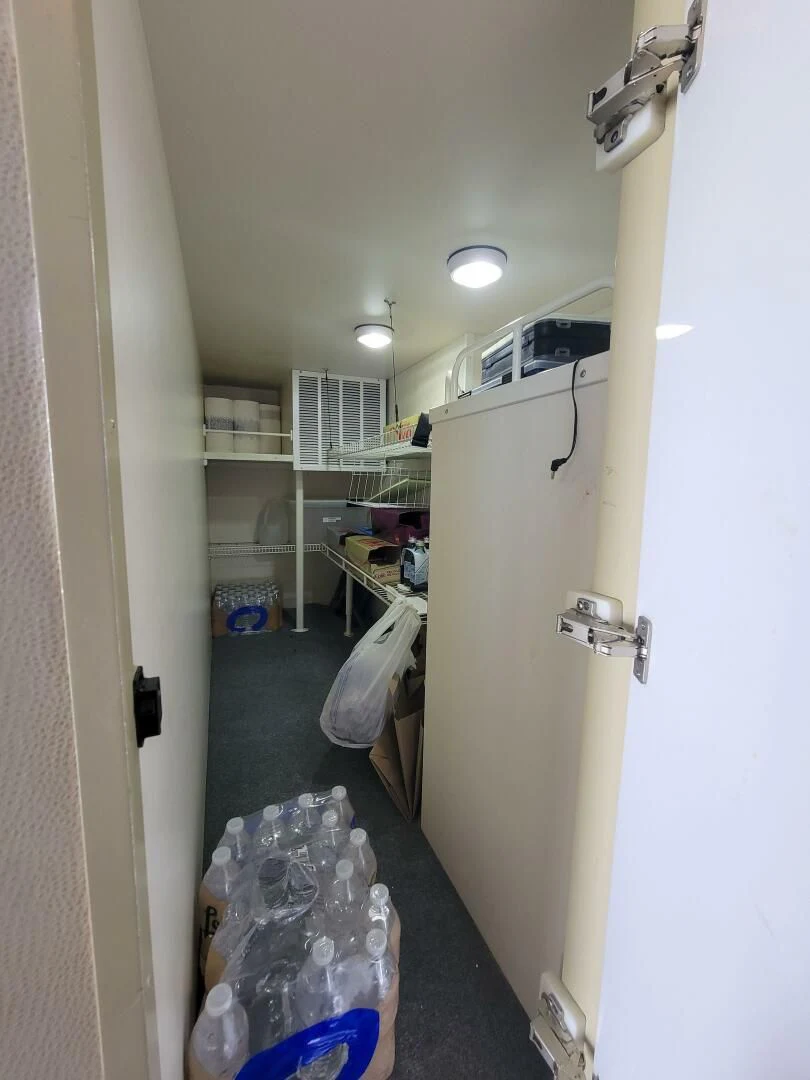 a room with a lot of garbage aboard PRIME TIME Yacht for Sale