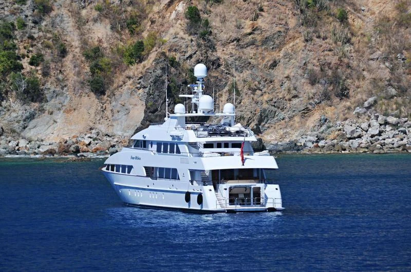 a boat on the water aboard ALTA Yacht for Sale