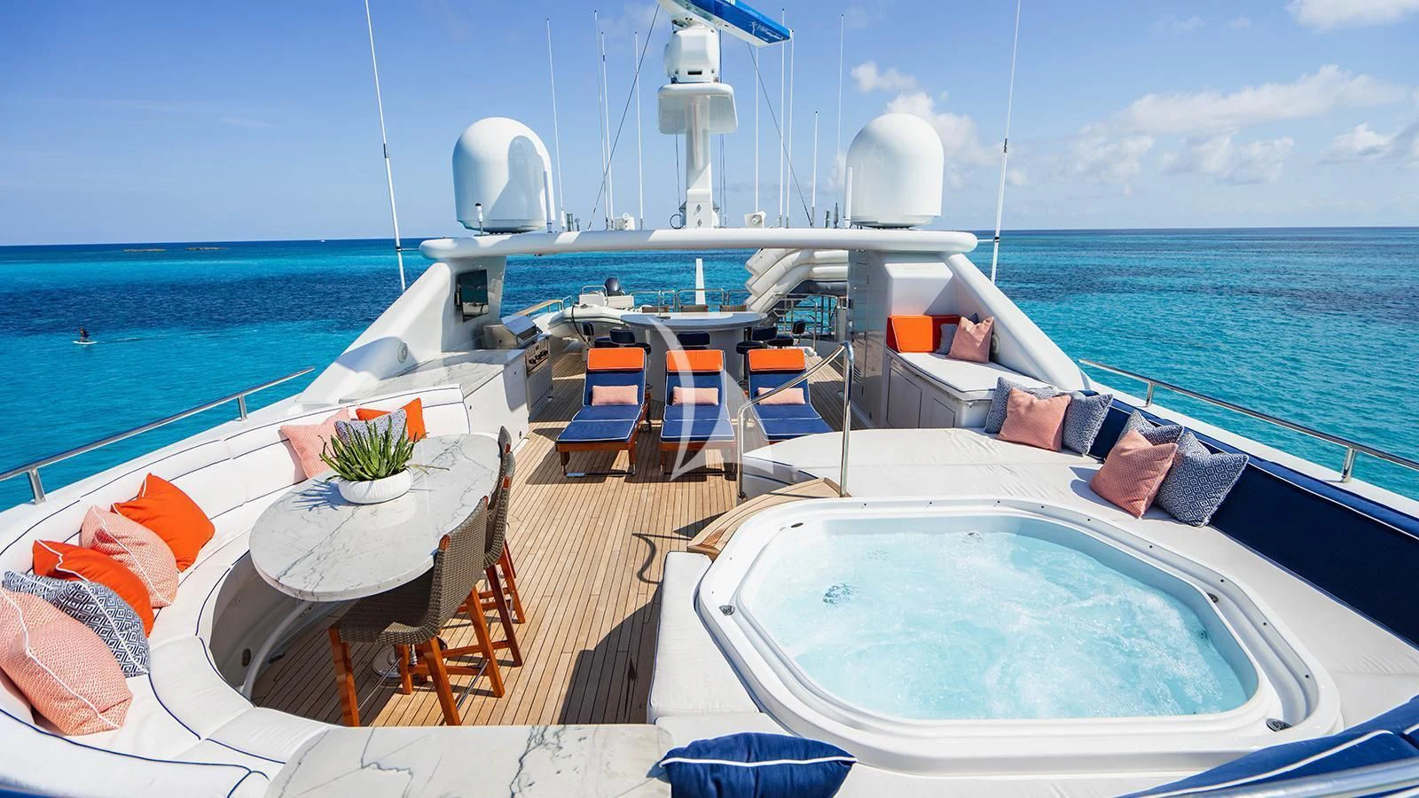 a boat on the water aboard ALTA Yacht for Sale