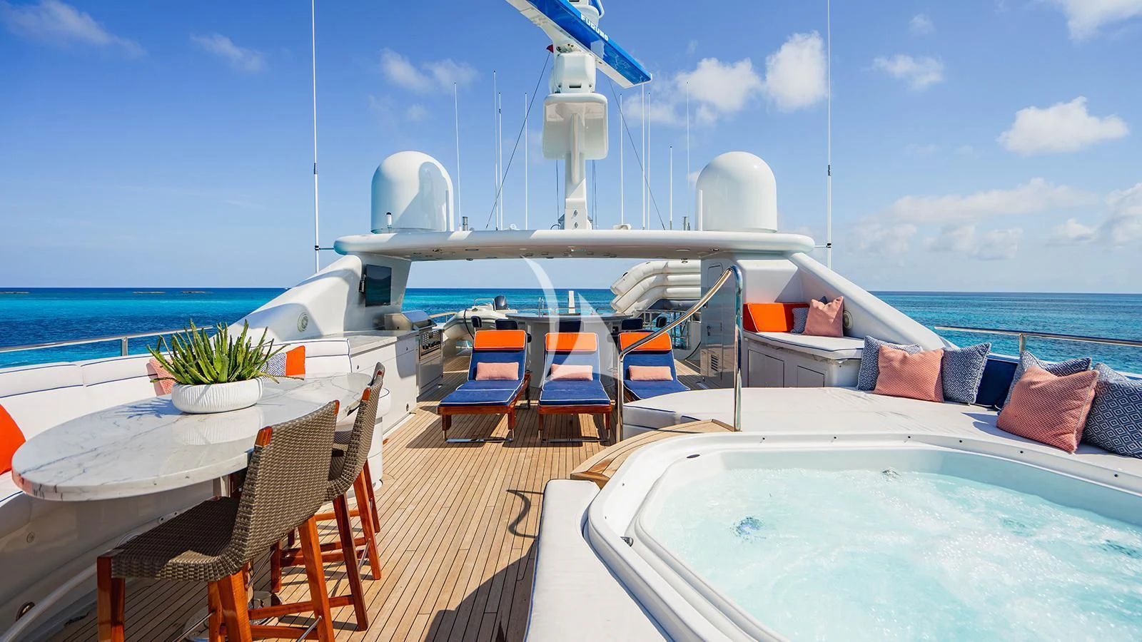 a boat on the water aboard ALTA Yacht for Sale