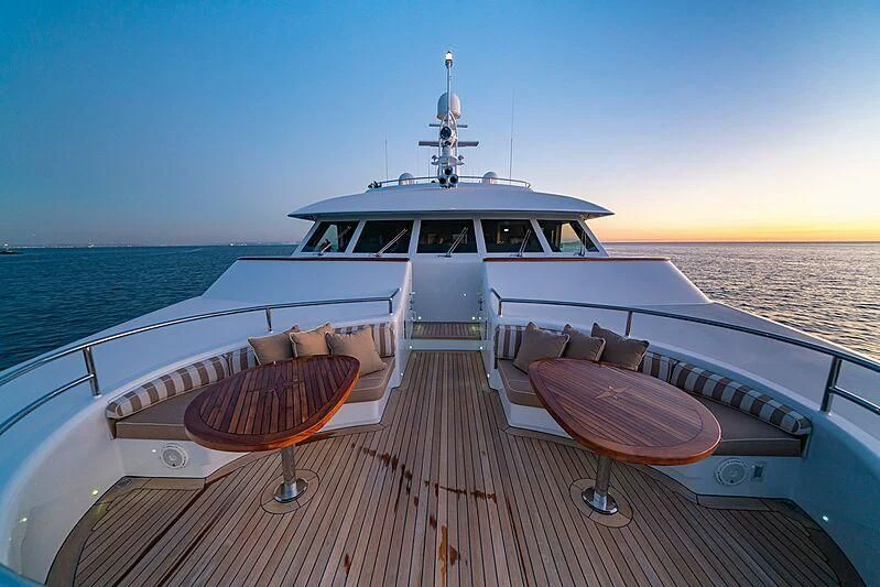 a boat on a boat aboard ALTA Yacht for Sale