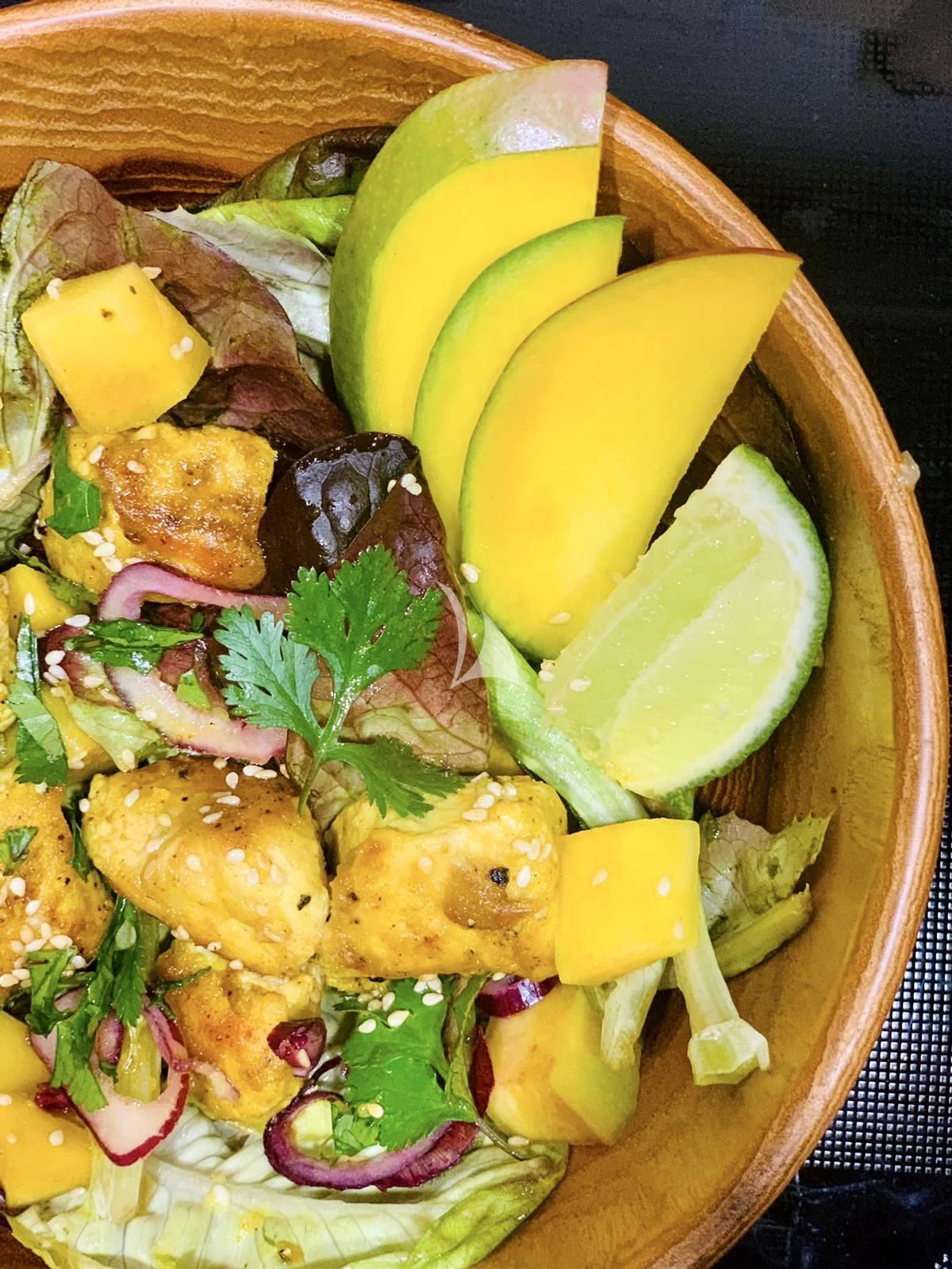 a bowl of food aboard LEON Yacht for Sale