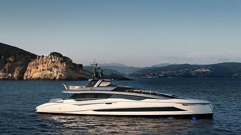 a boat on the water aboard WHITE PEARL Yacht for Sale