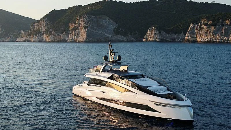 a boat on the water aboard WHITE PEARL Yacht for Sale